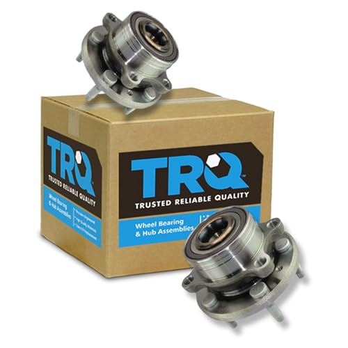 TRQ Left and Right Wheel Bearing and Hub Assembly Set 2 Piece Compatible with 2011-2012 Ford Explorer 2013-2019 Explorer Police Package Steel Wheels 2013-2019 Police Interceptor Utility