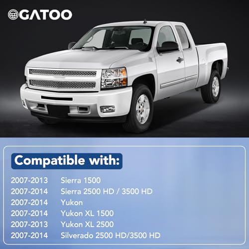 Front Hood Latch Lock Assembly Fit for Chevy Tahoe Silverado Suburban Impala Avalanche Malibu GMC Sierra Yukon Cadillac Escalade 2007 2008 2009 2010 2011 2012 2013 2014 with Sensor Switch, 15139168
