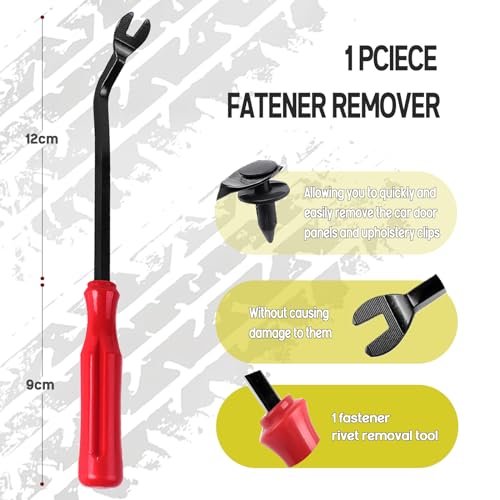 Xislet 45PCS Universal Style Engine Under Cover Splash Shield Guard Body Bolts Bumper Fender Liner Push Retainer Fastener Rivet Clips Compatible with Most Brand of Vehicles
