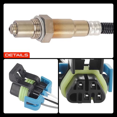 A-Premium O2 Oxygen Sensor Compatible with Chevy, GMC, Cadillac, Buick & Saturn Models - Equinox, Impala, Traverse, Captiva Sport, Terrain, SRX, Allure, Lacrosse - Upstream and Downstream, 4-PC Set