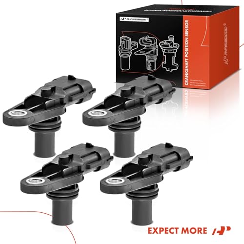 A-Premium 4-PC Engine Camshaft Position Sensor Compatible with Chevrolet Equinox, Traverse, Captiva Sport & GMC Acadia & Buick Enclave, LaCrosse, Allure & Cadillac SRX, CTS, STS & Suzuki XL-7