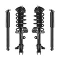 COMPLETESTRUTS - Front Complete Strut Assemblies with Coil Springs and Rear Shock Absorbers Replacement for 2005-2007 Honda Odyssey (Set of 4)