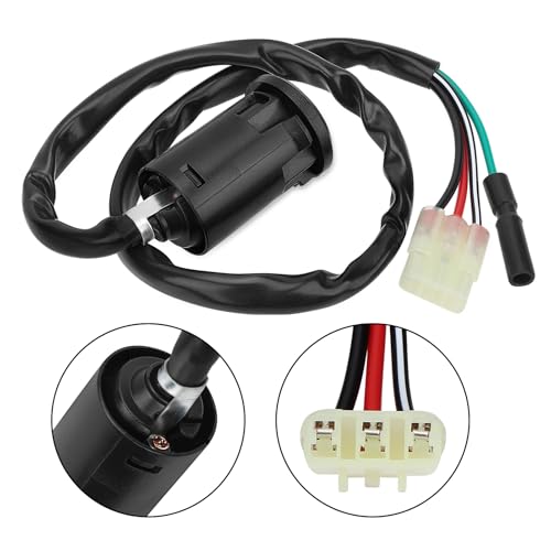 M MATI Ignition Key Switch for Honda Recon 250 1997-2020 TRX250EX TRX250X 2001-2023 TRX400EX 1999-2004 FourTrax 200 TRX200/TRX200D 1990-1997 35100-HM8-000 35100-HN6-A30 35010-HF1-670 35100-HN1-000