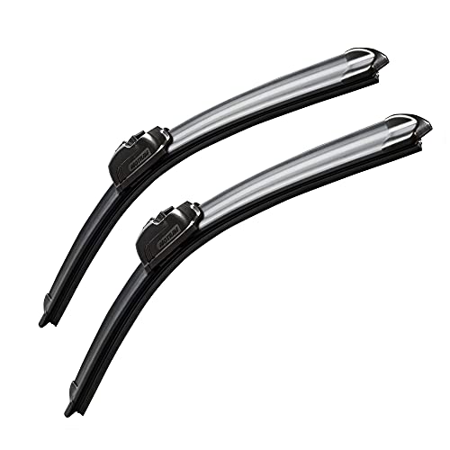 MOTIUM Windshield Wiper Blades 26"+19", All-Season, Set of 2