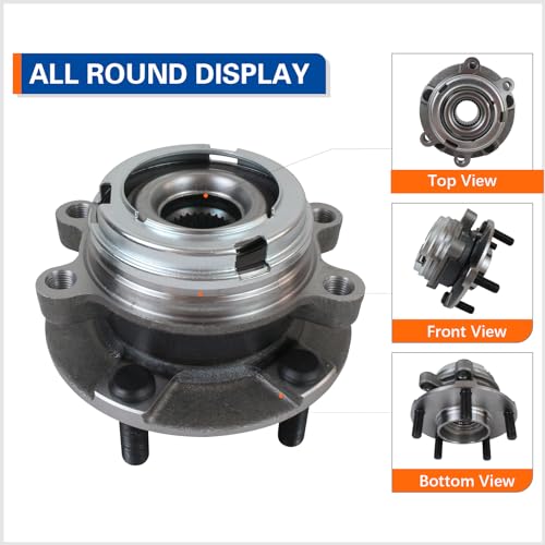 PAROD 513294 Front Wheel Hub and Bearing Assembly Compatible with Nissan Altima 2007-2012 (2.5L 4-Cylinder Models Only) 5Lugs w/Encoder ABS