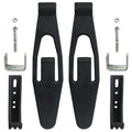 Hood Latch Strap with Catch Bracket Kit 2 Pack Compatible with Kenworth T300 T600 T800 W900, Peterbilt 357 367 377 378 379 388 389 1987-2011 Truck Hood Parts Replaces 23-13857 L56-0001 HLK1035