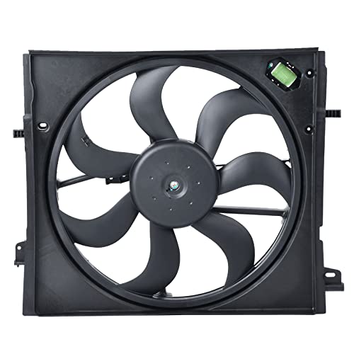 Radiator Cooling Fan Assembly Compatible with Nissan Rogue Sport 2017 2018 2019 2020 2021 2022 2.0L # 214816MA0A