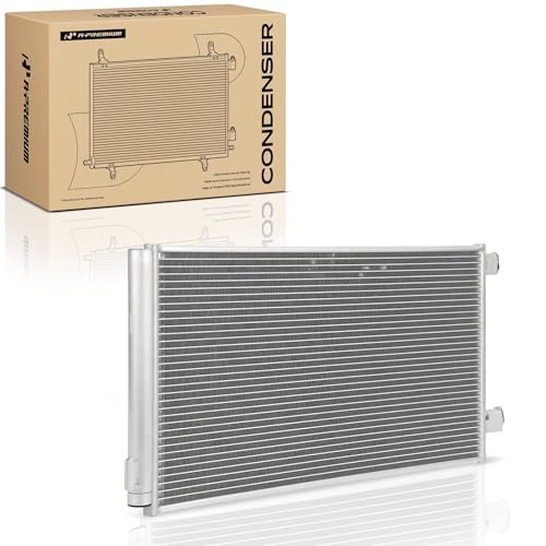 A-Premium Air Conditioning A/C Condenser Compatible with Jeep Compass 2017-2021, Renegade 2015-2021 & Fiat 500X 2016-2018 & Ram ProMaster City 2015-2022, L4 2.4L, Replace# 68273402AA