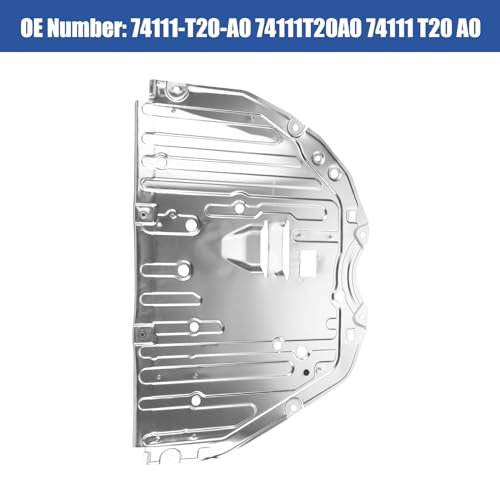 Engine Splash Shield Guard Compatible with Honda Civic 2022 2023, Engine Case Guard Under Car Shield Cover OEM 74111T20A0 74111-T20-A00 Engine Splash Guard