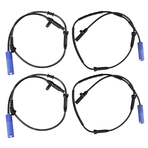 ABS Wheel Speed Sensor Front Rear Left Right fit for Mini Cooper R50 R52 R53 2002 2003 2004 2005 2006 2007 2008 1.6L 1.6, ALS2383 ALS2561, Driver Passenger Side 4pcs