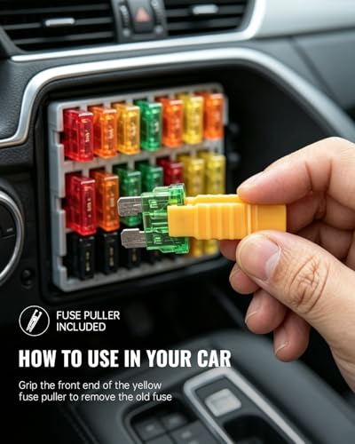 184PCS Car Fuses Assortment Kit - Automotive Fuses for RV Camper Truck Boat