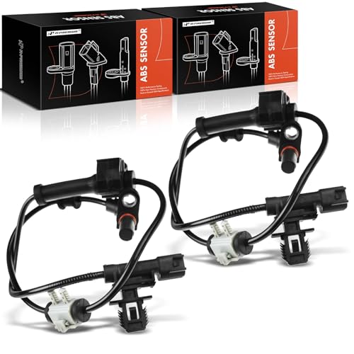 A-Premium ABS Wheel Speed Sensor Compatible with Chevy & GMC Models - Silverado 2500 HD 2011-2020, Sierra 2500 HD 2011/2015-2020 - Front Driver and Passenger Side, (2-PC Set), Replace# 20872161