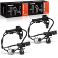 A-Premium ABS Wheel Speed Sensor Compatible with Chevy & GMC Models - Silverado 2500 HD 2011-2020, Sierra 2500 HD 2011/2015-2020 - Front Driver and Passenger Side, (2-PC Set), Replace# 20872161