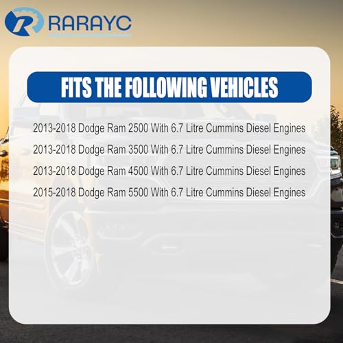 RARAYC 6.7L Cummins Fuel Filter Kit | Replacement for 2013-2018 Dodge Ram 2500 3500 4500 5500 6.7L | Replaces# 68197867AA 68157291AA 5083285AA Air Filter 53034051AB Cabin Air Filter 68406048AA