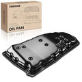 A-Premium Transmission Oil Pan with Drain Plug Compatible with Nissan Altima 2013-2018, Juke 2015-2017, NV200 2014-2016, Rogue 2014-2018, Rogue Sport 2017-2018, FWD and with Auto CVT Transmission