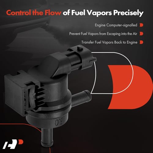 A-Premium Vapor Canister Purge Solenoid Valve Compatible with Hyundai Sonata, Santa Fe, Accent, Tucson, Genesis, Veloster, Azera & Kia Soul, Optima, Sorento, Forte, Sportage, Rio, Sedona, Cadenza