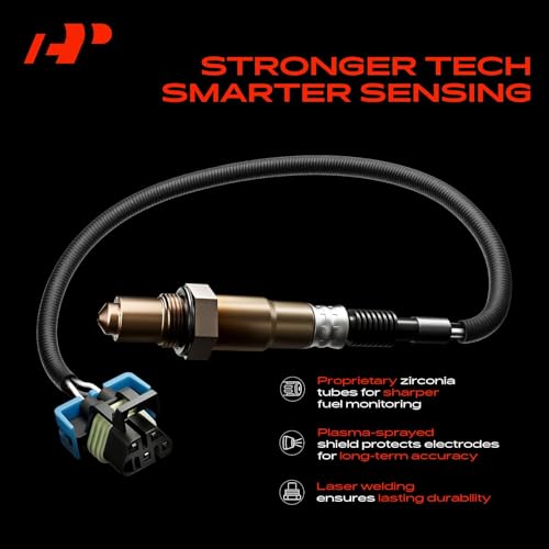 A-Premium O2 Oxygen Sensor Compatible with Chevy, GMC, Cadillac, Buick & Saturn Models - Equinox, Impala, Traverse, Captiva Sport, Terrain, SRX, Allure, Lacrosse - Upstream and Downstream, 4-PC Set