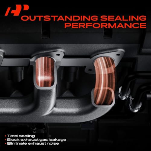 A-Premium Exhaust Manifold Gasket Set Compatible with Jeep Grand Cherokee