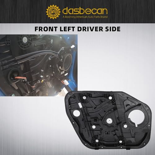 Dasbecan Front Left Driver Side Window Regulator Without Motor Compatible with 2016-2020 Hyundai Tucson Replaces# 82471-D3011 82471-D3010