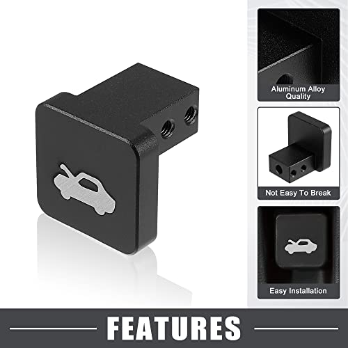 A ABSOPRO Hood Latch Release Handle Repair Kit for Honda Civic 1996-2011 for Honda CR-V 1997-2006 for Honda Element 2003-2011 Aluminum Alloy Black