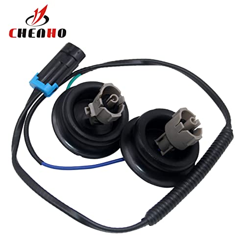 Knock Sensor Wiring Harness for Chevy Suburban Silverado Avalanche Tahoe GMC Sierra Yukon Cadillac & More GM Vehicles, Replace# 12601822, 917-033 CHENHO (2, Knock Sensors & Harness)