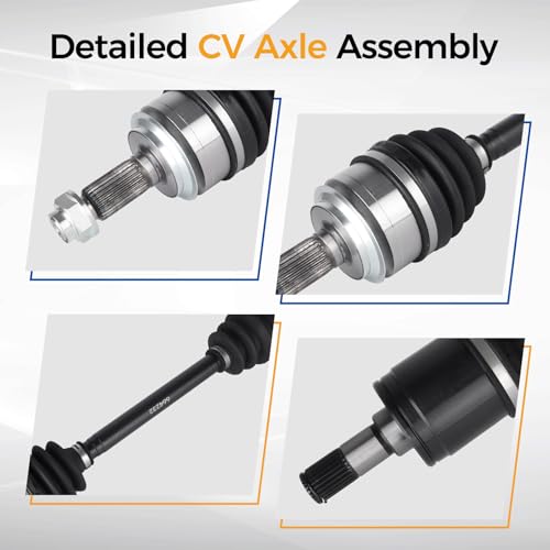 PAROD 664232 664233 CV Axle Assembly Fit for 2006-2015 Honda Civic 1.8L L4; Automatic Trans - Front Driver and Passenger Side