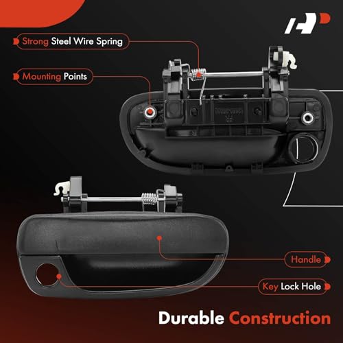 A-Premium Front Passenger Side Exterior Door Handle with Keyhole