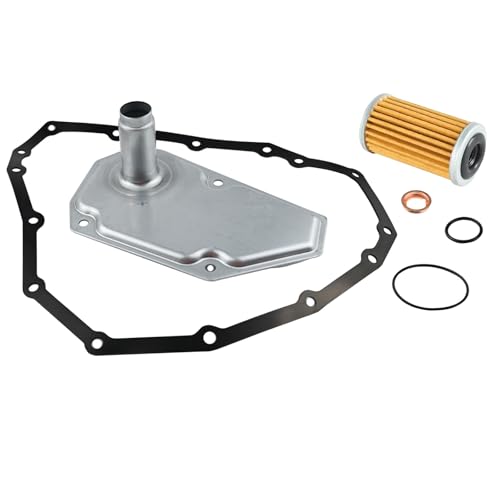 MEMOEO RE0F11A CVT Transmission Filter Oil Pan Gasket Kit Compatible With Nissan 2013-2019 Sentra 1.8L,2012-2019 Versa 1.6L,2014-2019 Versa Note 1.6L 33010-JF015 31726-28X0A 31726-3JX0A 19318012