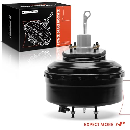 A-Premium Vacuum Power Brake Booster Compatible with Ford F-250 1987-1996/1998, F-250 HD 1997, F-350 1987-1997, F Super Duty 1990-1997, Without Master Cylinder