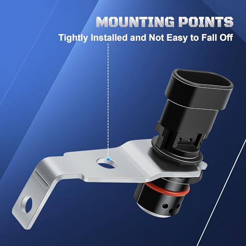 Crankshaft Position Sensor Compatible with 1999-2007 Chevy Silverado 1500 Tahoe Blazer S10 C1500 C2500 K1500 K2500 GMC Sierra Savana Yukon Jimmy Safari Cadillac Escalade Replaces 12596851, 10456042