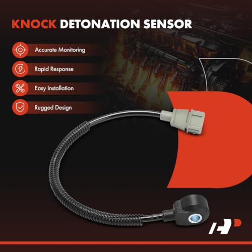 A-Premium Ignition Knock Detonation Sensor Compatible with Hyundai Sonata 1999-2005, Santa Fe 2001-2006, Tucson 2005-2009, Tiburon 2003-2008 & Kia Optima 2001-2005, Sportage 2005-2010, Magentis