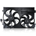 AUTOKAY Radiator Cooling Fan, Radiator Condenser Fan for Volkswagen Jetta Beetle Tiguan Golf for Audi A3 TT 2.0L Diesel 1K0121205AD9B9 1K0959455N 1K0959455DL