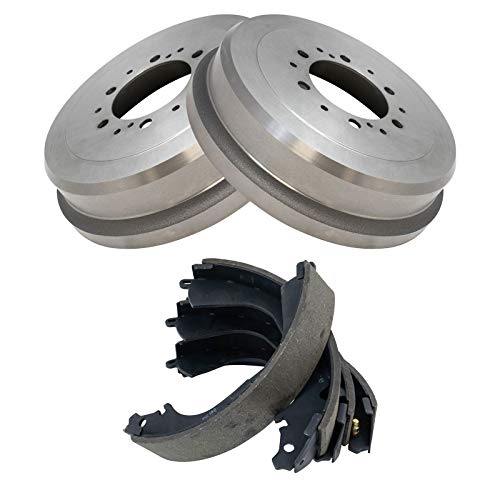 TRQ Brake Shoe and Drum Kit for 1987-2000 Toyota 4Runner