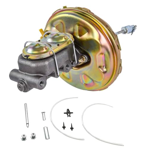11" Power Brake Booster Master Cylinder Disc/Drum for 1964-1972 GM A F X Body for Chevrolet Chevelle El Camino Malibu Camaro Monte Carlo for Oldsmobile Cutlass 442 F85 Vista Cruiser