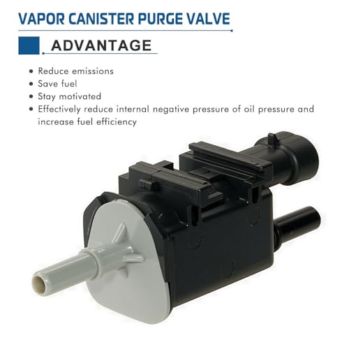 214-1680 Vapor Canister Purge Valve Solenoid Compatible with for Chevy Silverado Suburban Tahoe Malibu, GMC Sierra 1500 2500 3500 Yukon Envoy Pontiac Buick Isuzu Replace GM 12597567 911-032