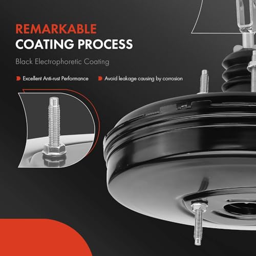 A-Premium Vacuum Power Brake Booster Compatible with Ford Edge 2011-2014 & Lincoln MKX 2011-2015, Without Master Cylinder
