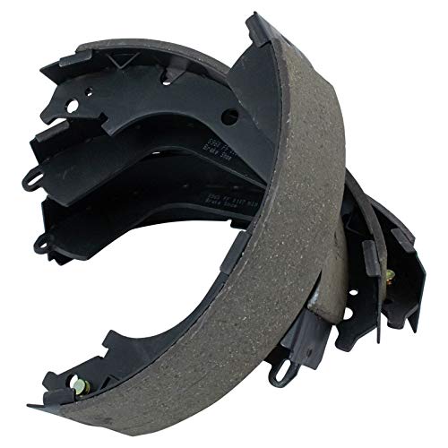 TRQ Rear Brake Shoe & Drum with Hardware Kit Compatible with 2009-2013 Chevy Silverado 1500 GMC Sierra 1500