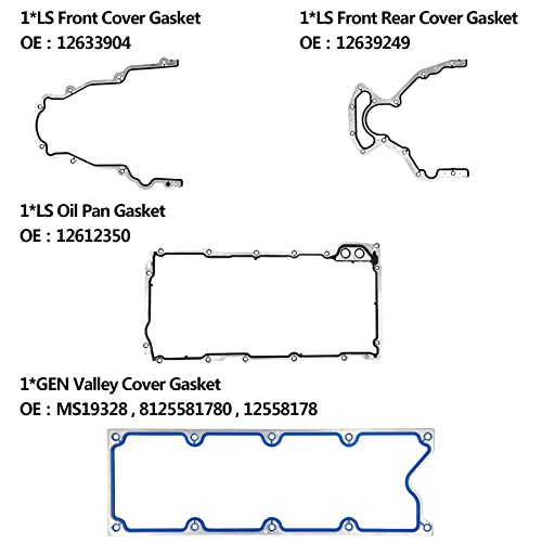 Head Gasket Set 4.8 5.3 L V8, Fit for 2002-2011 Chevy Silverado Tahoe