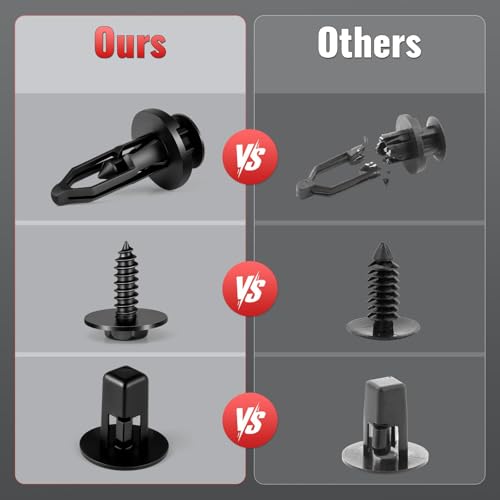 120PCS Body Retainer Fastener Clip Compatible with Toyota Tacoma 2005-On