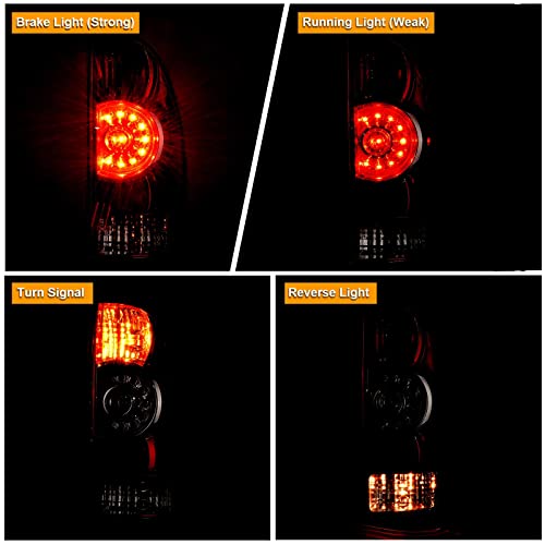 Nakuuly Tail Lights Compatible With 2005-2015 Tacoma Left and Right Side