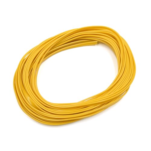 uxcell Yellow Car Interior Exterior Decoration Trim Strip Line 10M Length
