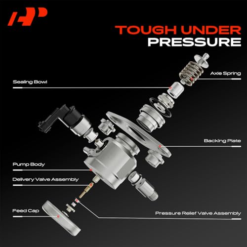 A-Premium Direct Injection High Pressure Fuel Pump with Gasket and Bolts Compatible with Chevrolet Equinox 2010-2017, Malibu 2013-2014, Impala & GMC Terrain 2010-2017 & Buick LaCrosse, Verano, Regal