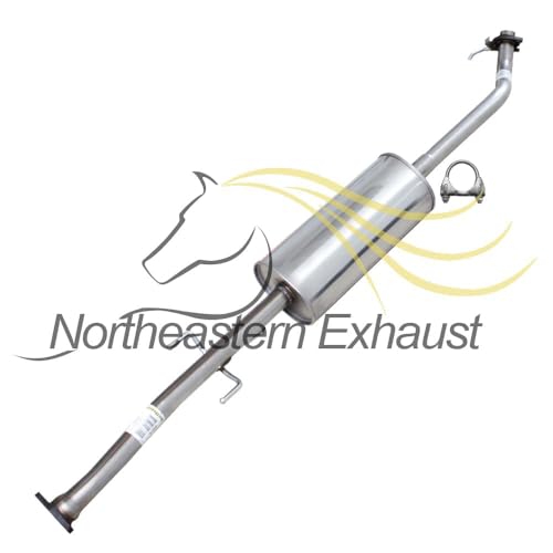 Exhaust Resonator Pipe Compatible for 2007-2009 Honda CR-V 2.4L | Stainless Steel | Northeastern Exhaust | Free Gaskets, Clamp, Hangers, and Bolt Kits Included