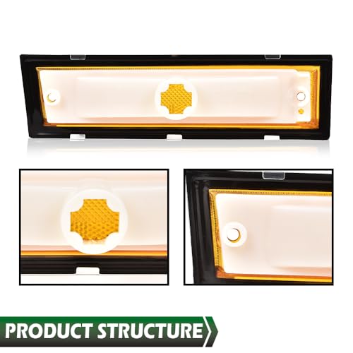 GRAND ORANGE Marker Lights Fit Blazer/Jimmy/Suburban C/K R Truck 1981-1991
