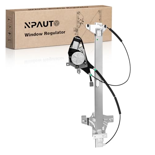Front Passenger Side Power Window Regulator with Motor for 2003-14 Ford E-150 E-250, 1992-02 E150 E250 Econoline Van, 03-05 E350 Club Wagon, 92-98 E350 Econoline, 1999-14 E350 Super Duty, Right