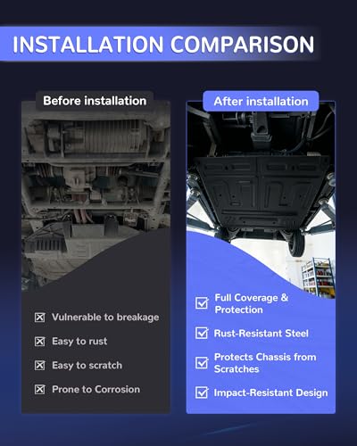 Upgraded Engine Splash Shield for 2015-2024 F150 with Gasoline Engine