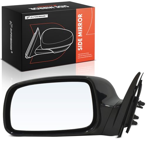 A-Premium Driver Side Power Door Mirror - Compatible with Toyota Camry 2007 2008 2009 2010 2011 - Non-Heated, Non-Folding, Black Outside Rear View Mirror - Replace# 8794006190