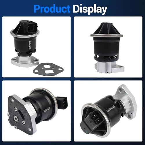 Autoround EGR Valve EGV658 Exhaust Gas Recirculation w/Gasket Fit For Honda Accord 98-07/ Pilot 03-08/ Odyssey 99-10/ Ridgeline, Acura MDX/TL/CL/RL, Saturn Vue, 3.0L 3.2L 3.5L 3.7L V6