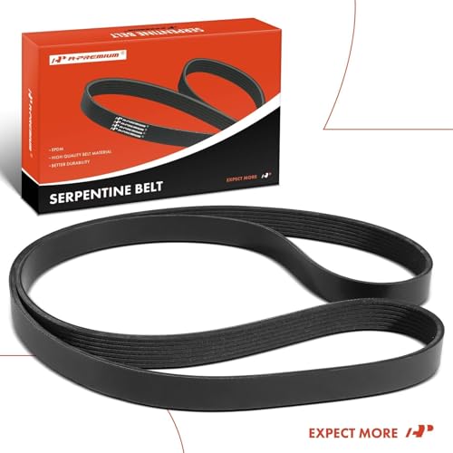 A-Premium 69.01 Inch Engine Serpentine Drive Belt Compatible with Honda & Acura Cars - CR-V CRV 2007-2009, TSX 2004-2008 - 2.4L, Gas Only, Replace 38920RBBE03, 38920RBBE02