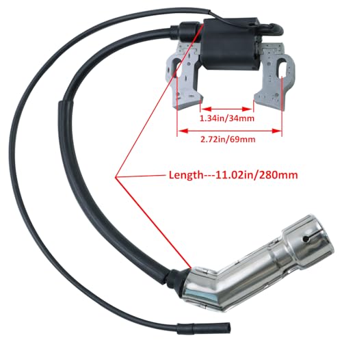 WOTIAN Ignition Coil Compatible with Champion 5000W 6000W 7500W 8000W Firman Generators Ignition Coil Assembly Fit for Predator 420cc 389cc Engine Parts #46.123000.03
